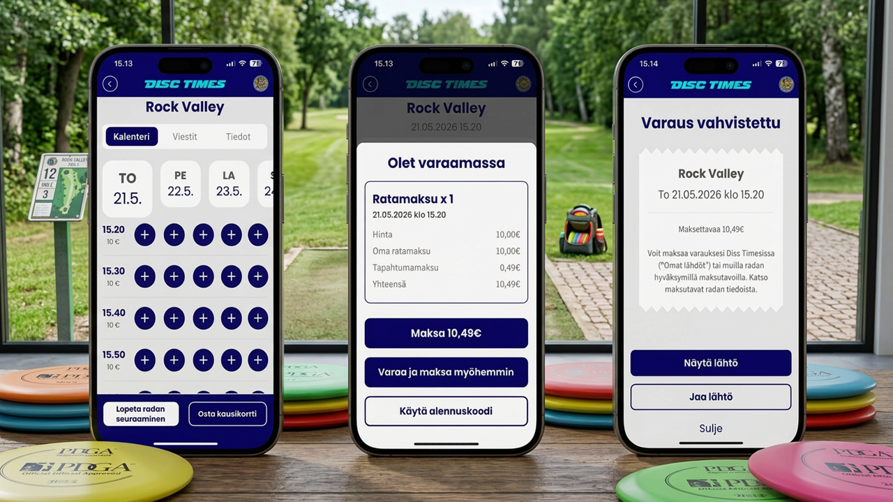 Intuitiivinen ja helppokäyttöinen varaus- ja maksujärjestelmä